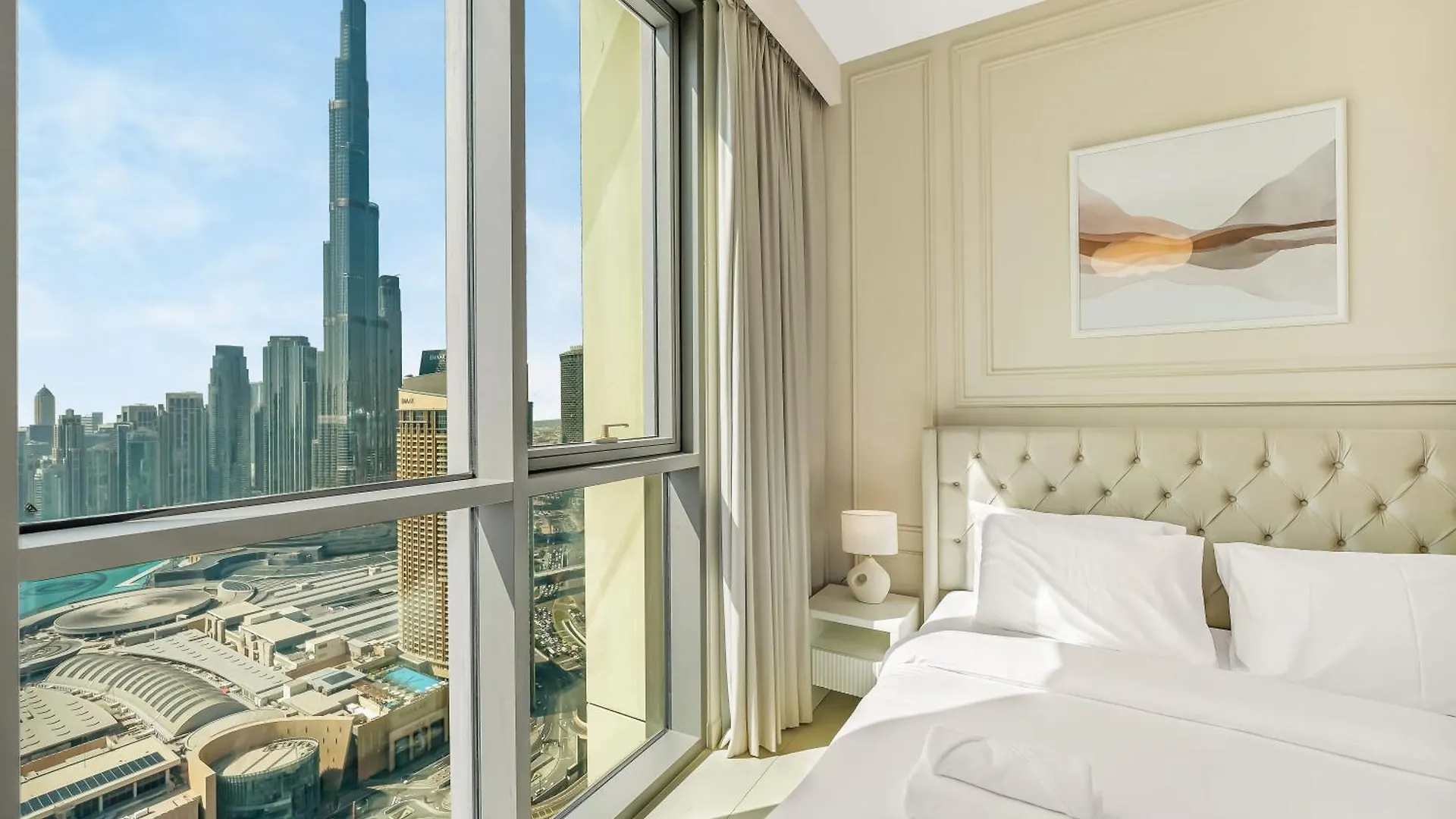 아파트 New! High Floor Burj Khalifa Views Located Over Dubai Mall